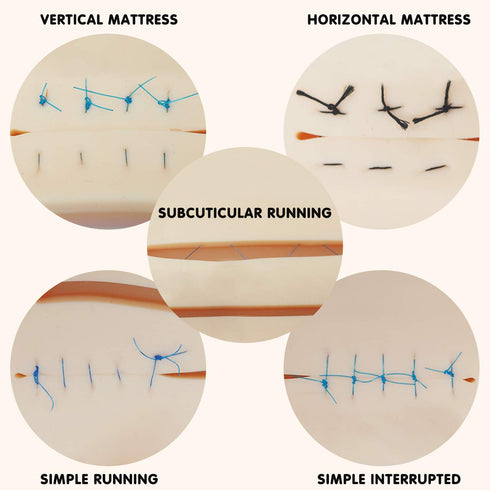 (30 14 Medarchitect Suture Practice Complete Kit Pieces) for Medical Student Suture Training, Include Upgrade Suture