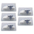 5 Pcs Disposable Medical Valve 2-Way Stopcocks with Luer Connections for School Projects and Research