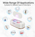 3 47Khz 12oz MAGIC JOHN Ultrasonic Cleaner, Modes Professional Ultrasonic Jewelry Cleaner, Ultrasonic Retainer Cleaner