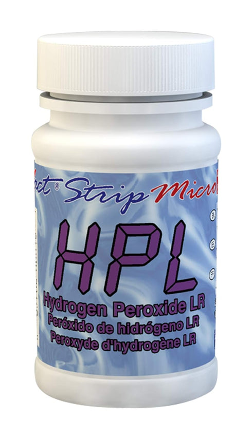 Industrial Test Systems eXact 486616 Micro Hydrogen Peroxide Low Range Strips, 0.01-4 ppm Detection Range, Bottle of 50