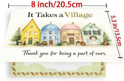 FANCYLUCKY Thank You Card Gifts for Teacher, Funny Teacher Appreciation Card from School Kids Students, It Takes a