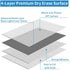 White Board Wallpaper Roll, 1.5x11ft Peel and Stick Dry Erase Sticker for Wall/Table/Door, 2 Rolls