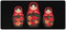 Generic Russian Nesting Dolls Funny Gaming Mousepad with Stitched Edge Rubber Base Desk