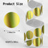 Holographic Thermal Labels Gold 400Pcs/Roll - 2” Round Direct Thermal Printer Label Stickers - Self Adhesive Golden Thermal Labels for Business Logo Design Gift Wrapping