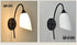 6pcs Plastic Lamp Shade Replacement Floor Lamp Light Covers Inclined Horseshoe White Lamp Shade for Bedroom Living Room