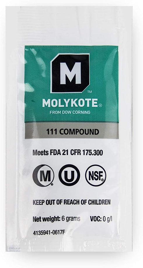 Dow Corning Molykote 111 Food Grade Lubricant Compound - 6 grams 1