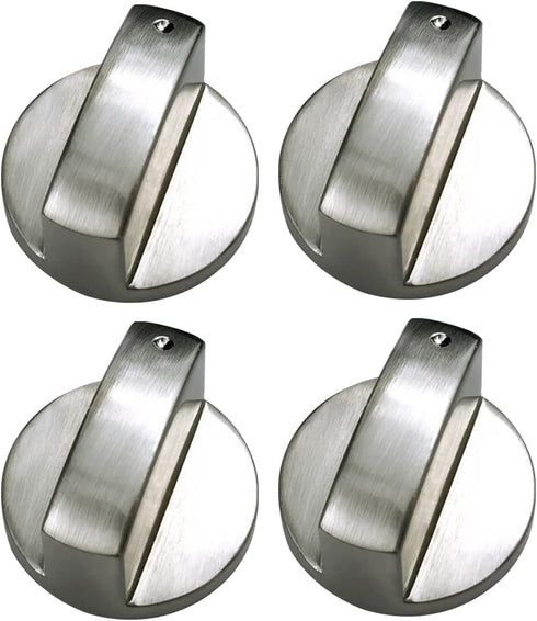 XIAHIOPT 4Pcs Stove Cooker Knob Burners Control Knob Heavy Duty Metal Cooktop Control