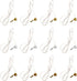 SIXDAWANJIA 12 Pack Ceiling Fan Pull Chain Extender - Light Fixture Pull String