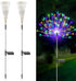 2PACK Solar Firework Lights outside150LEDs 8 Lighting Mode Sensor Light Waterproof for Garden Decoration Yard Pathway Christmas Halloween Parties Wedding Christmas Tree Decoration