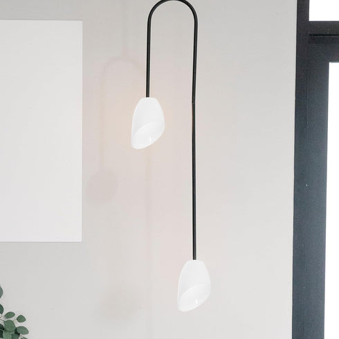 30X30X15 Inch DOITOOL Horseshoe Lampshade Versatile Lamp Shade for Desk Floor Wall Lamps Light Accessory Easy