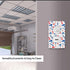 Retelly 1-Gang Design Scissors and Comb Hair Stylist Salon Duplex Receptacle Outlet Covers, Standard Size Wall Plates