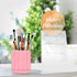 Silicone Pink Pen Holder, Cute Desk Accessories for Kids, Office Decor, Pen Pot Organizer for Desktop