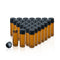 20 PCS 4ML Amber Small Liquid Sample Glass Vials with Screw Caps, Leak-Proof for Lab Use