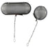 Ultrasonic Cleaning Solution 2Pcs Silver Holder with Lock and Hook, Jewelry Cleaner Baskets for Small Parts