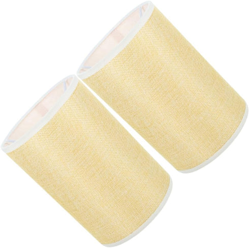 Luxshiny 2pcs Linen Lampshade Replacement for Table Floor Lamps Elegant Cover for