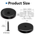 150lb+ 6 Pack) LOVIMAG Waterproof Strong Neodymium Cup Magnets with Screws for Wall Mounting, Rare Earth Round Base