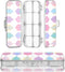Condoms Cute Colorful Plastic Pencil Box Clear Double-Deck Hard Boxes Pens Case