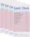 4 Pack Pink Guest Checks Books for Servers, Server Note Pads, Waiter