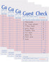 4 Pack Pink Guest Checks Books for Servers, Server Note Pads, Waiter