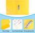 PATIKIL 9.3x12.2" Punchless Binder Clamp Set, 4 Pcs Plastic Single Clip Binder Without Rings for A4 Size Paper