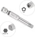 5pcs H5 Pentagon Screwdriver Bit 1/4" Hex Shank - 2" Length Magnetic Security Screw Driver Power Tool