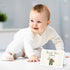 50 Pack Whaline Baby Shower Thank You Cards Boxed Vintage Green Cloth Note Cards with Envelopes Stickers Greeting Blank
