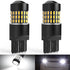 Xenon White 7443 7444NA 7440 7440NA LED Bulbs 1800LM with Lens Projector for Backup, Tail, Brake Lights (Pack of 2)