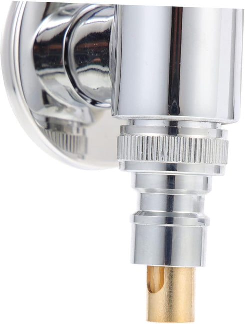 DOITOOL 2pcs Manual Washing Machine Faucet, Mini Toilet Accessories, Water Spigot Bathroom Angle Stop Valves