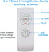 LPHUMEX 2 Pack 3-in-1 AC Motor Ceiling Fan Remote Control Kits, Fan Speed, Timing and Light Wireless Remote Control