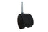 Shepherd Hardware 9406 2-Inch Office Chair Caster, Twin Wheel with Brake, 2-Pack, Black