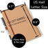 Left Handed Notebooks, College Ruled, 160 Pages, Hard Cover, 8.5" X 5.7", Ideal Gifts for Left Handed People, 2 Pack
