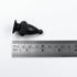 1.81 Inch M10x 1MM 2 KUMGROT Lamp Shade Nut, Black Aluminum Alloy Lamp Finials, Hardware Accessory for Various Pendant