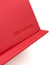 UnionBasic Desk Organizer, Desktop Caddy, Leather Multi-compartment Pen Holder, Office Stationery Organizer, Red