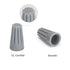 HKS 1000 PCS Gray Wire Caps, AWG 24-16, Twist-On Screw Nuts Insulated Electrical Wire Connectors