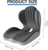 Ausakee Tailbone Seashell Memory Foam Seat Cushion -for Office Chair, Truck seat, Car Seat,Desk Chair, Airplane
