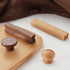 PIYYQNY 6 Pack 192mm/7.5 Inches) Drawer Handles Natural Wood Cabinet Pulls Drawer Wardrobe Wooden Handles Suitable
