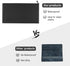 HOMESAN 11x6.1 Inch, 2 Cash Bags with Zipper, Money Bag,Cash Bag,Money bags with zipper for cashBank Bag - Pieces