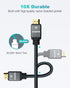 2.1 6.6ft (5 Pack), 48Gbps 8K 10K, 8K, 4K, 2K, 3D, 2.2, 4:4:4, Yauhody HDMI Cable High Speed HDMI Cord, Nylon Braided