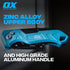 OX Tools Pro Heavy Duty Fixed Blade Folding Knife with Easy Change Blade Button - Quick Fold Action & Strong