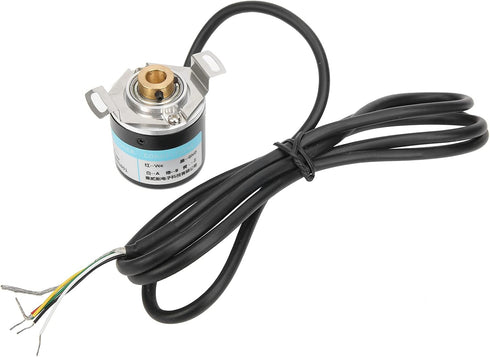 Incremental Optical Rotary Encoder, DC5-24V 30mA for Office Automation, 3-Phase Half Hollow Shaft