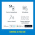 WiZ Connected 60W A19 LED Smart Light Bulbs, E26 Smart Bulb, Control with Voice or App, 2 Pack