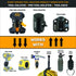 Spider Tool Holster - Drill Pins, Pack of Three, Attaches to Any Brand Power Drill with Provided Screws