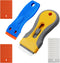 Razor Blade Scraper, Scraper Tool with 2 Pack Scrapers 20PCS Plastic Blades