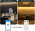 SEZO SP641E Single Color Music Bluetooth PWM LED Controller, Dynamic Effects Group Control for LED Strip, RF Remote/APP
