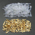 200 pcs Electrical Insulating Sleeve Wire Wrap Connector, Gold Female Spade Crimp Terminal 22 to 16 AWG