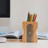 GEGUTON Pen Holder with Sharpener Shape Design, Fun Pencil Holders for Desk Organizers and Office Supplies Gifts