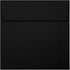 LUXPaper Square Invitation Envelopes, Peel & Press, 5" x 5", Black Linen, 80lb Text, 50 Qty