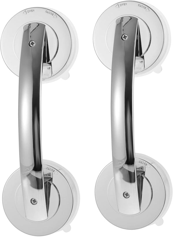 POPETPOP 2 Pcs Suction Cup Door Handles for Seniors Portable Plastic Grab