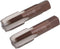 uxcell Metric Hand Tap M20 Thread, 1.5 Pitch, 4 Straight Flutes H2 Alloy Tool Steel Set