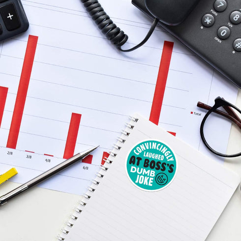 Work Merit Stickers - Reward Office Adulting, Funny Gifts for Coworkers, Perfect White Elephant Gift